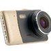 Camera auto Dubla DVR iUni Dash 401, Full HD, 4 Inch, 170 grade + Card 16GB Cadou